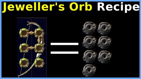 jeweller's orb vendor recipe.